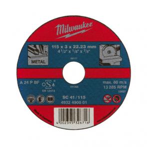Отрезной диск Milwaukee по металлу SCS 41 / 125 X 3 X 22.2 мм