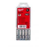 Набор буров Milwaukee SDS-PLUS с 4-мя режущими кромками 4932352835
