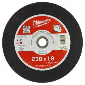 Отрезной диск Milwaukee по металлу SCS 41 / 230 X 1.9 X 22 мм